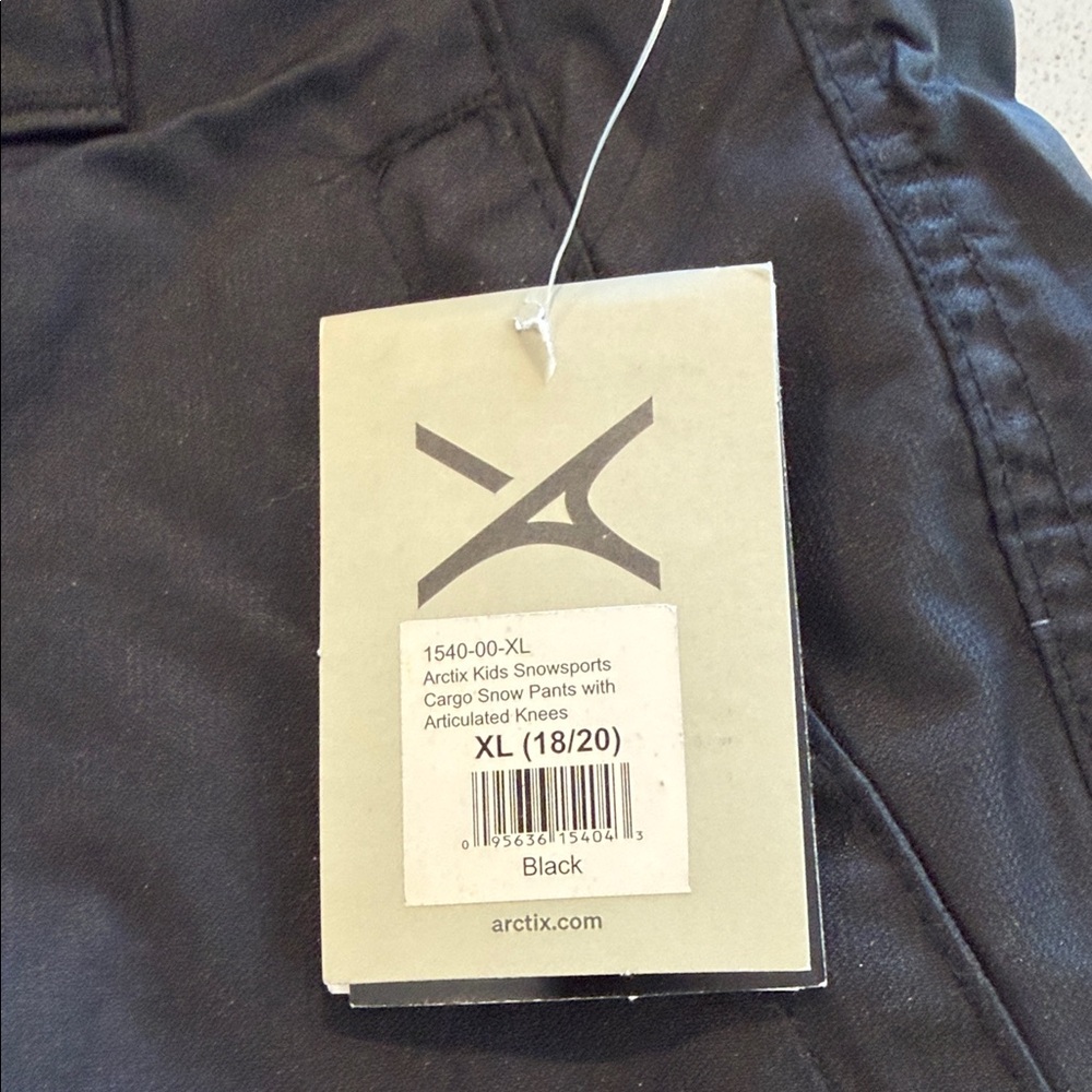 Arctix Black Cargo Snow Pants XL